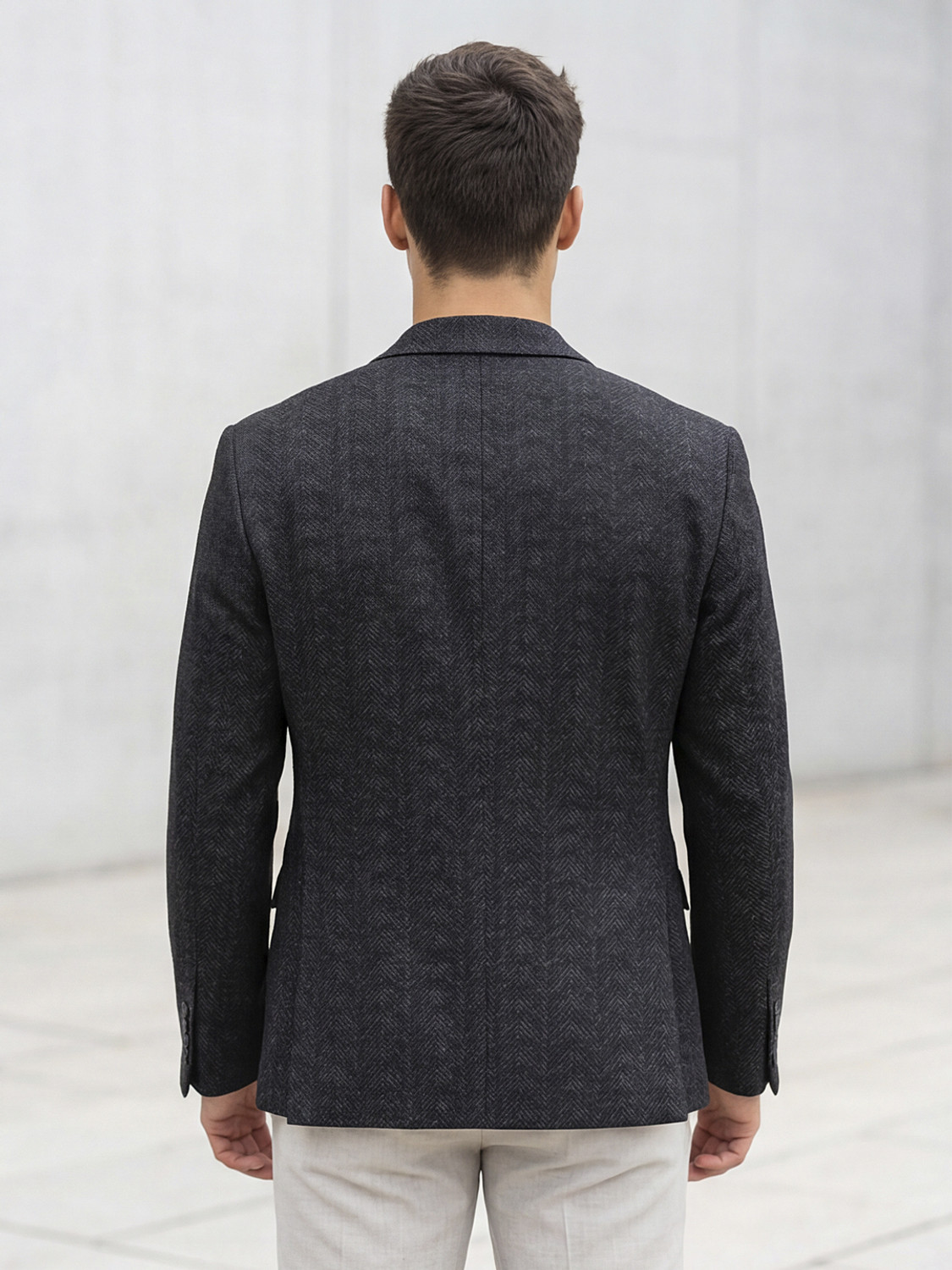 Image of KILLER Self Design Double Breasted Casual Men Blazer