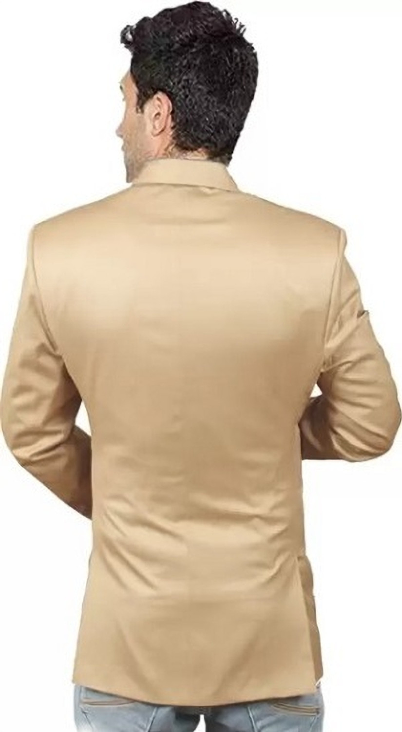 Image of HUMJOLI MENS WEAR Solid Single Breasted Casual, Formal, Party, Festive & Wedding Men Blazer