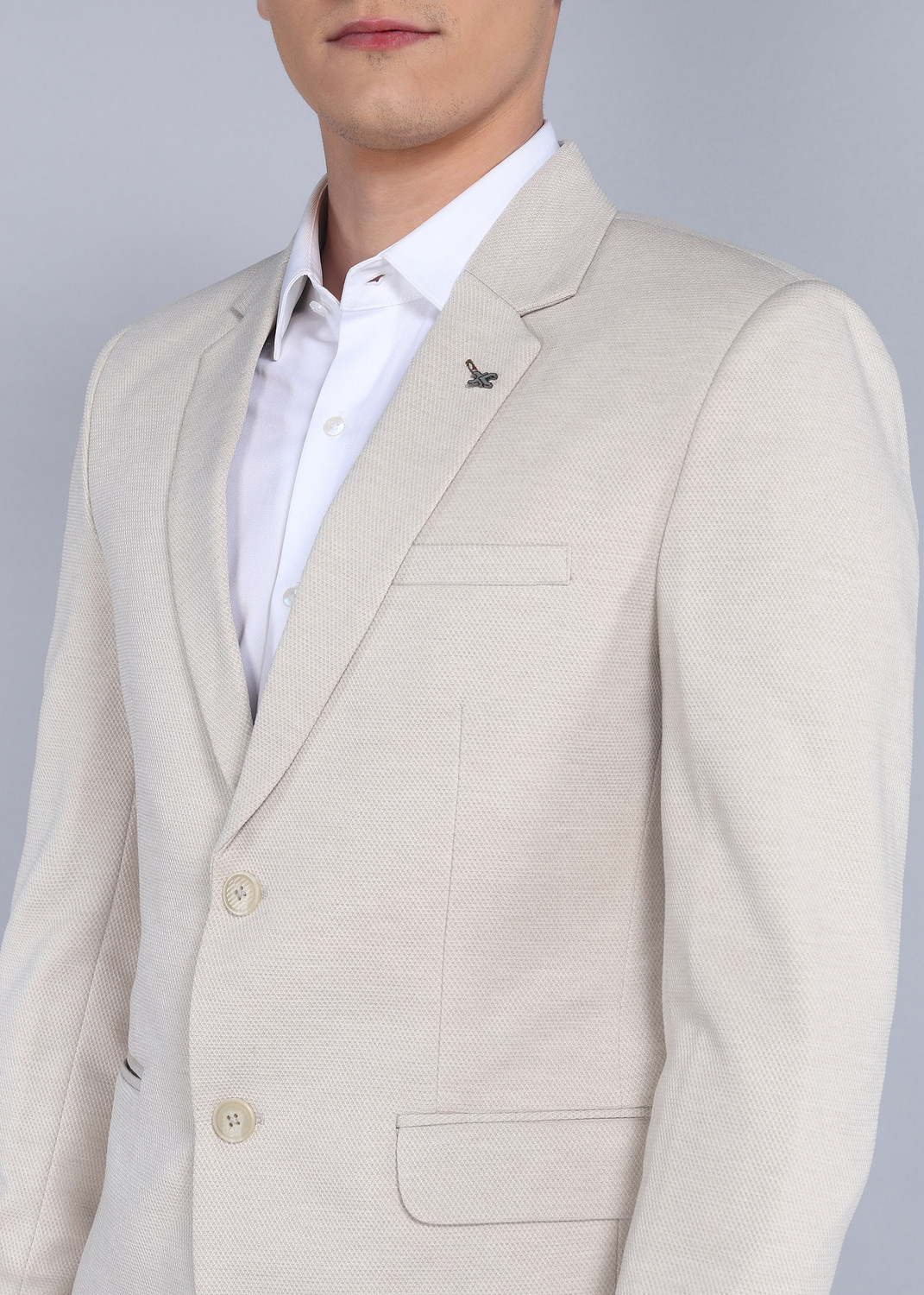 Image of KILLER Solid Single Breasted Casual Men Blazer