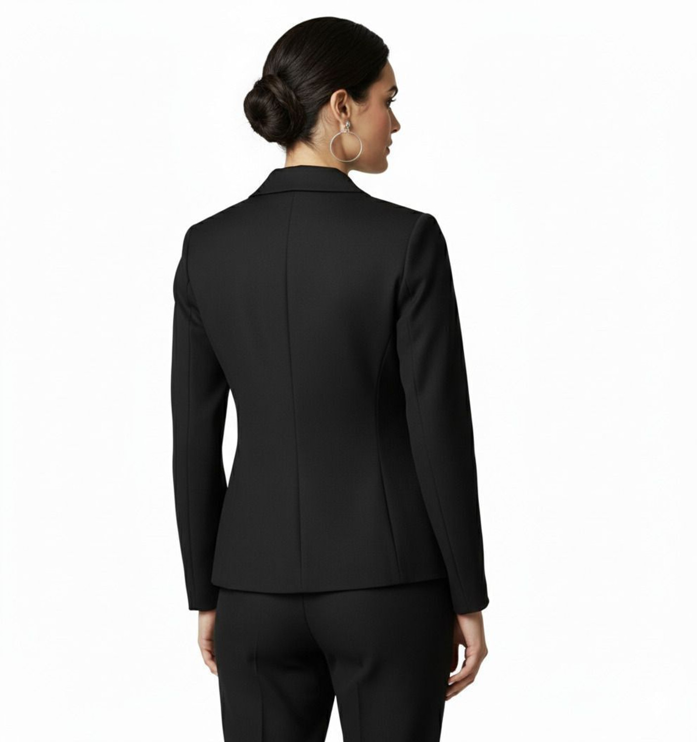 Image of TrendArc Solid Single Breasted Formal Women Blazer