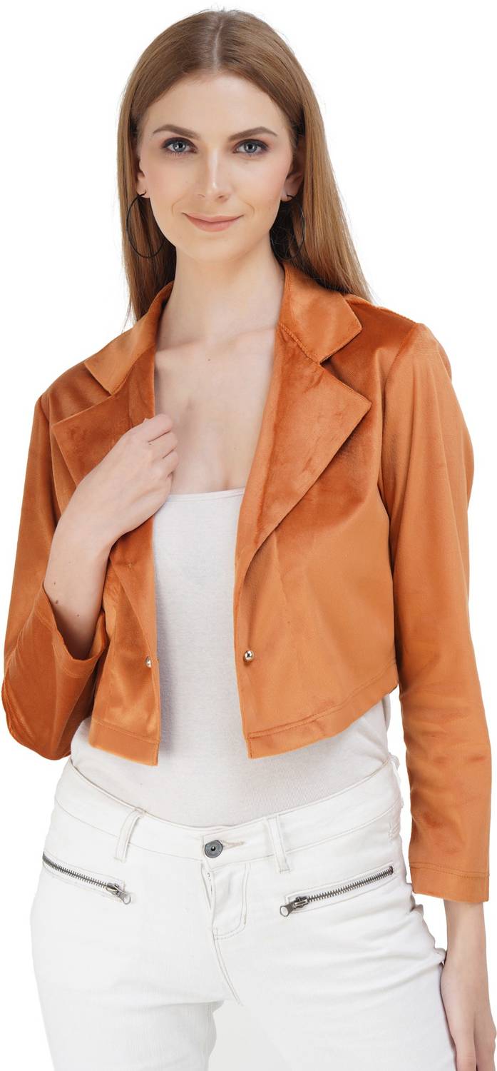 AOL Solid Single Breasted Party Women Blazer