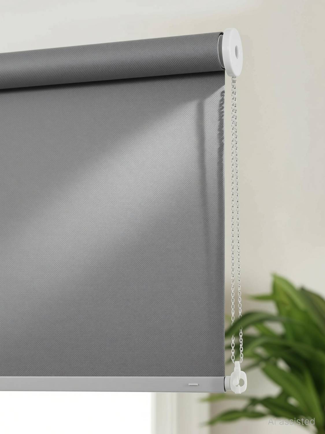 GD GC Roller Blind Cord Drawn On Window - Image 3