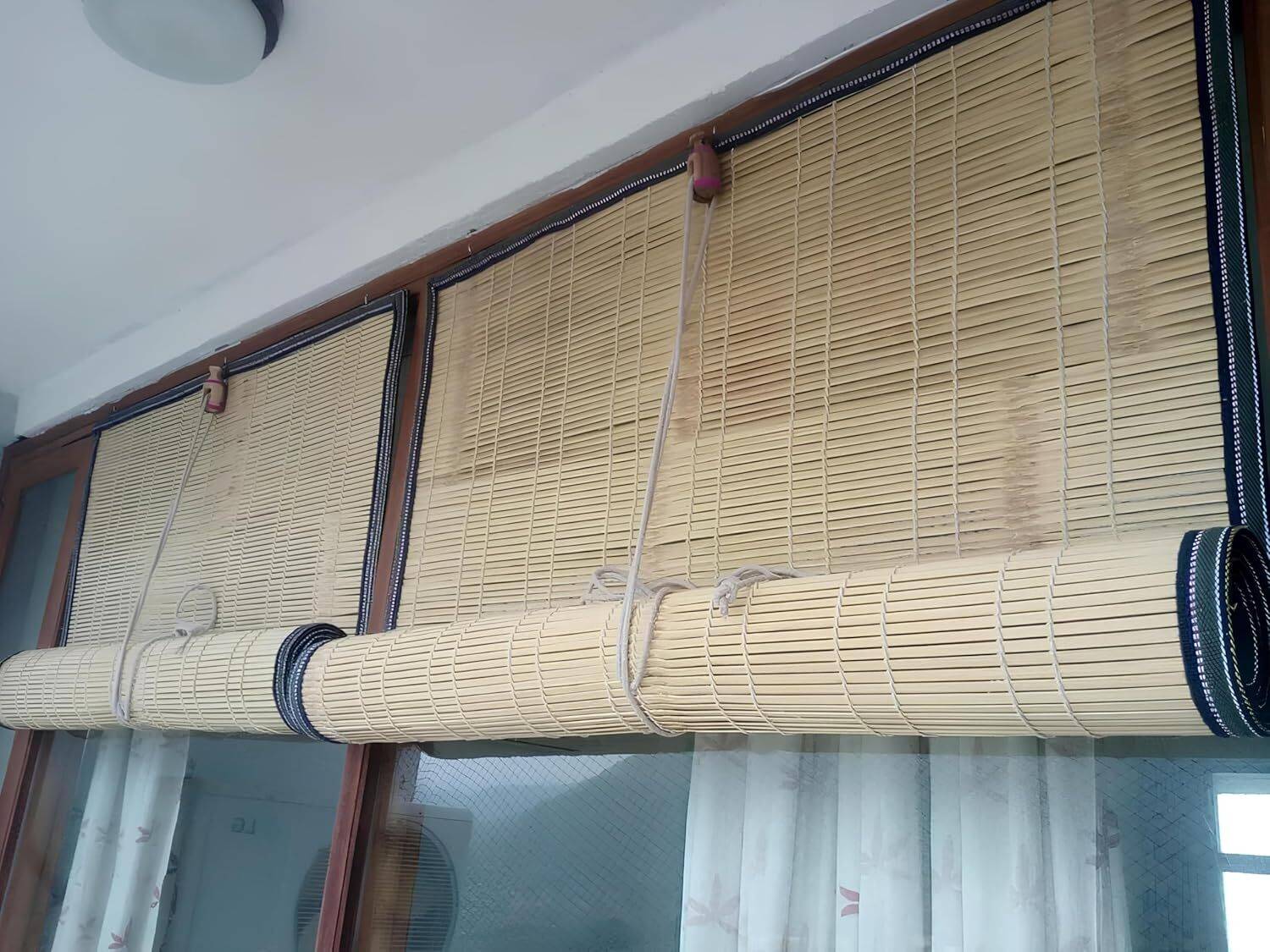 Bambooaura Roller Blind Hand Drawn - Image 1
