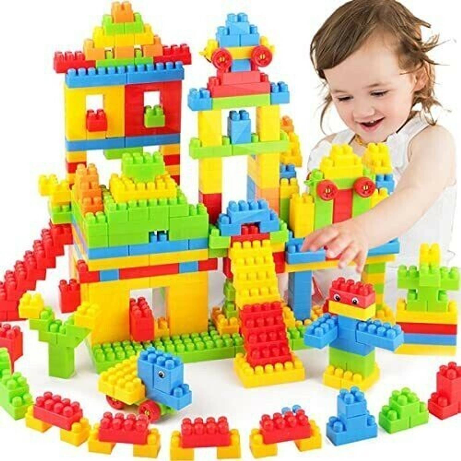 ARIZON 50+ Pcs Building Blocks Toy Set Creative Learning Educational Block Toys