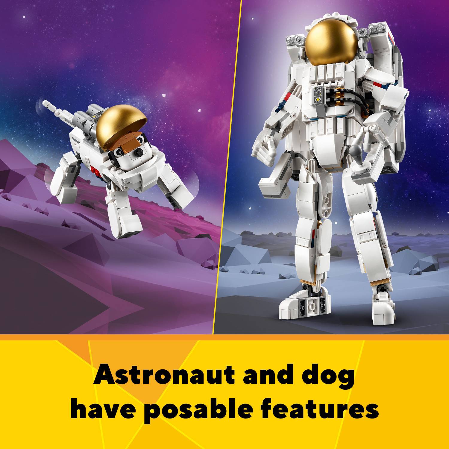 LEGO Creator 3-in-1 Space Astronaut Toy Set 31152 (647 Pieces