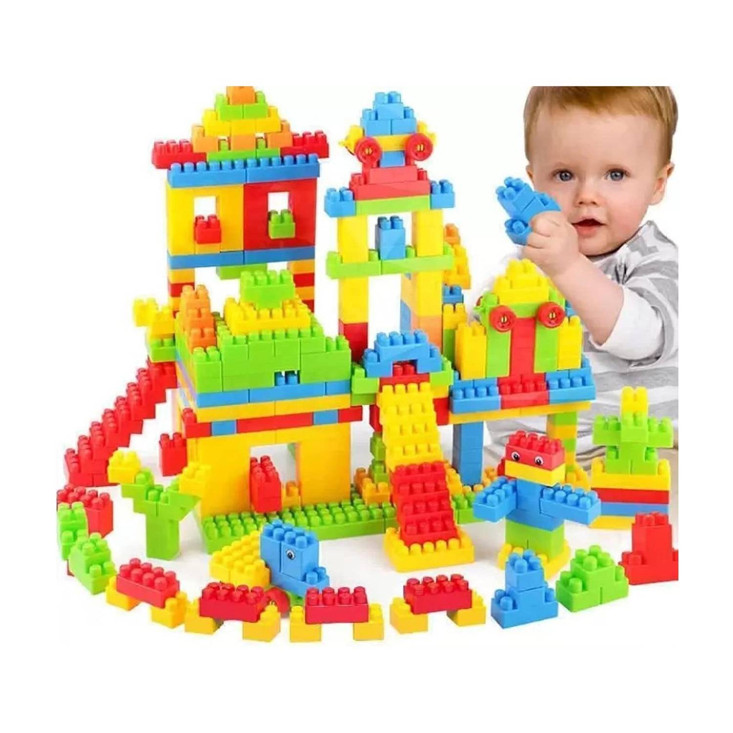 ARIZON 100+ Pcs Building Blocks Toy Set Creative Learning Educational Block Toys