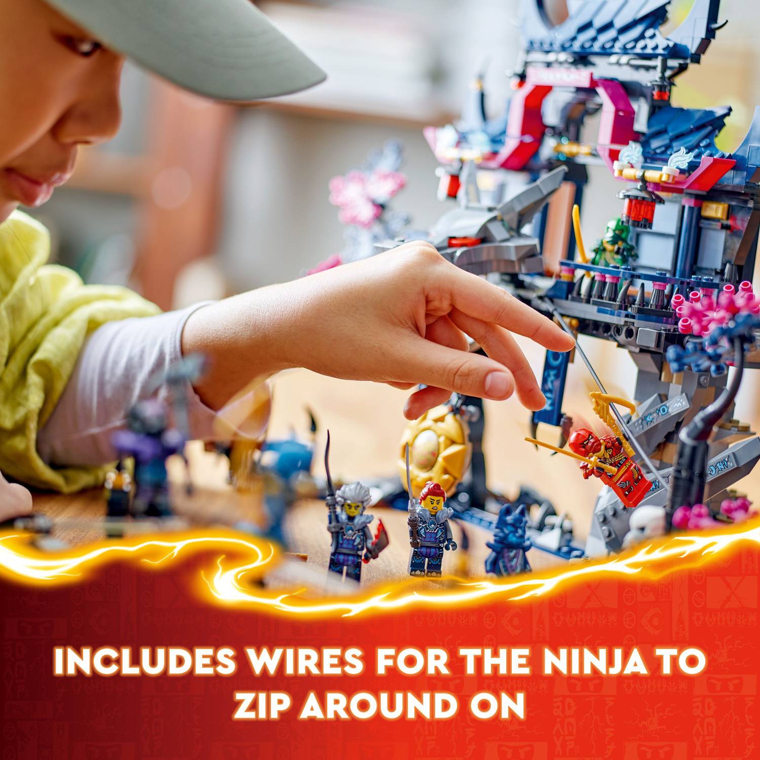 LEGO NINJAGO Wolf Mask Shadow Dojo Toy Set 71813 ( 1190 Pieces