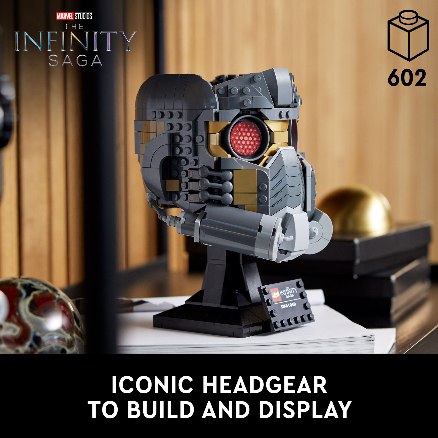 Image of LEGO Marvel Star-Lords Helmet 76251 Building Kit (602 Pieces)