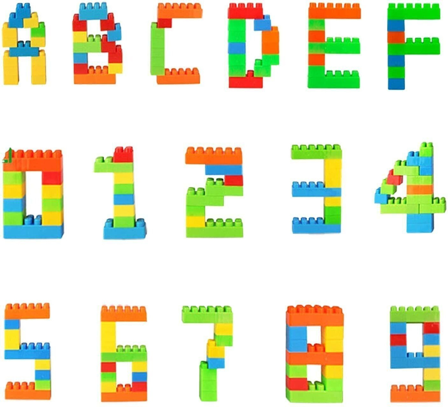 Image of Pulsbery 200 Pcs Bricks Toys Sets with Wheel, Blocks,Educational Toys for Kids