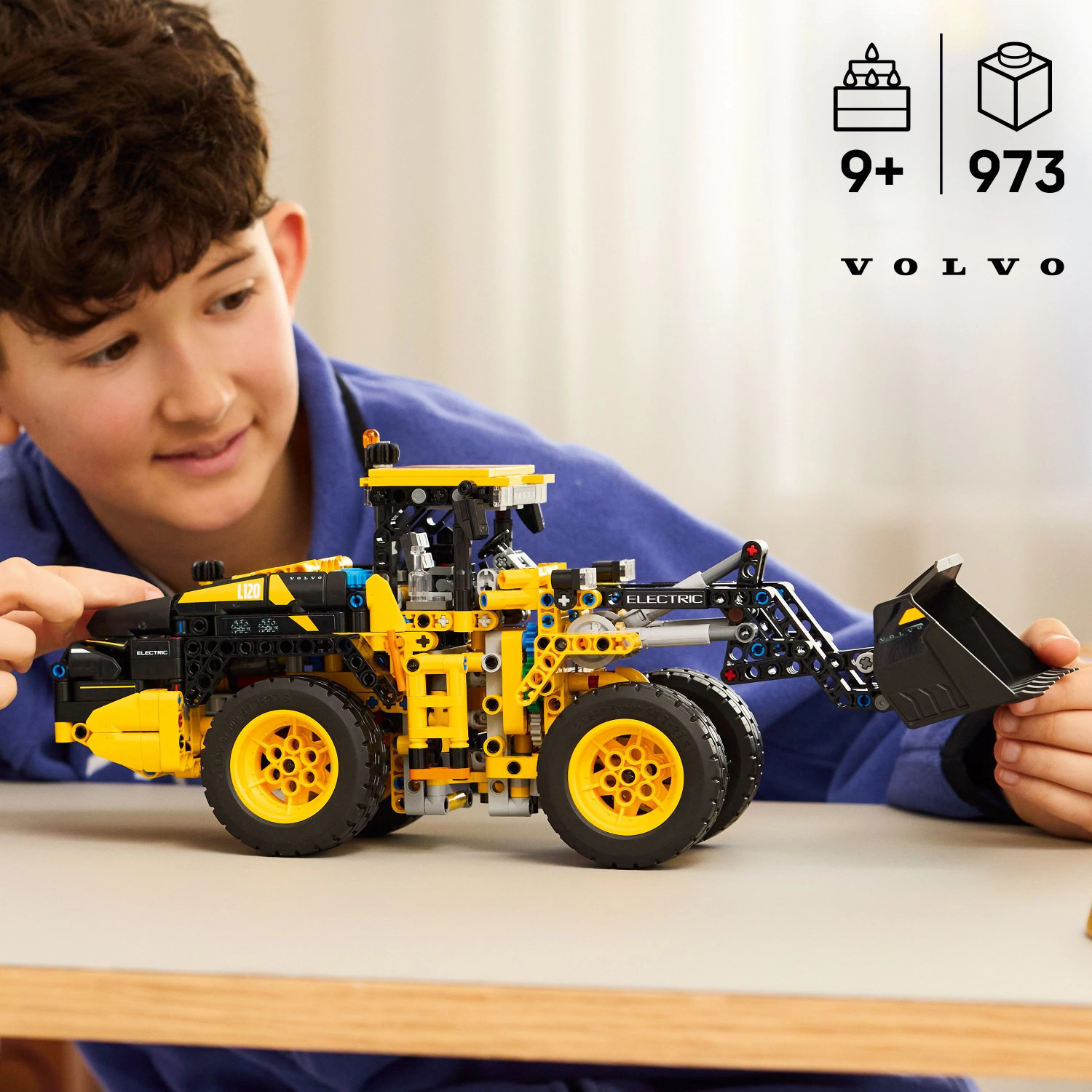 Image of LEGO Technic Volvo L120 Electric Wheel Loader Construction Toy 42209