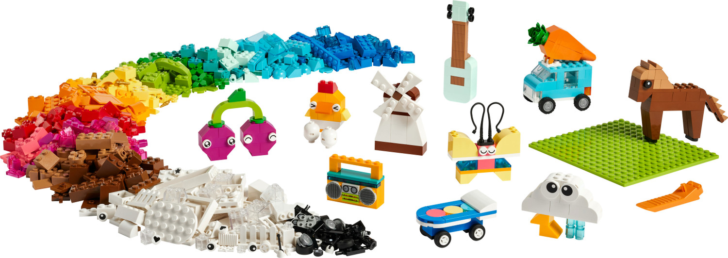 Image of LEGO Classic Vibrant Creative Brick Box Toy Set 11038 ( 850 Pieces)