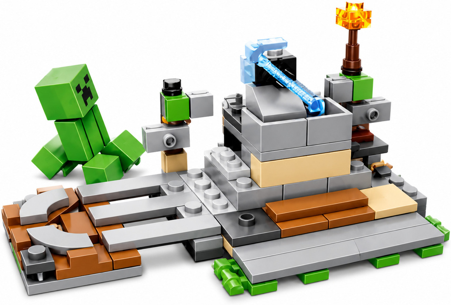 Image of RVEnterprise Minecraft 4 in 1 Building Blocks Set For Kids 6+ - 131 Pieces - MG1002-4