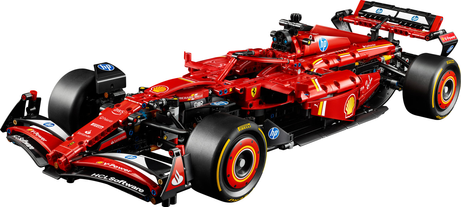 Image of LEGO Technic Ferrari SF-24 F1 Car Model Kit for Adults 42207 (1361 Blocks)