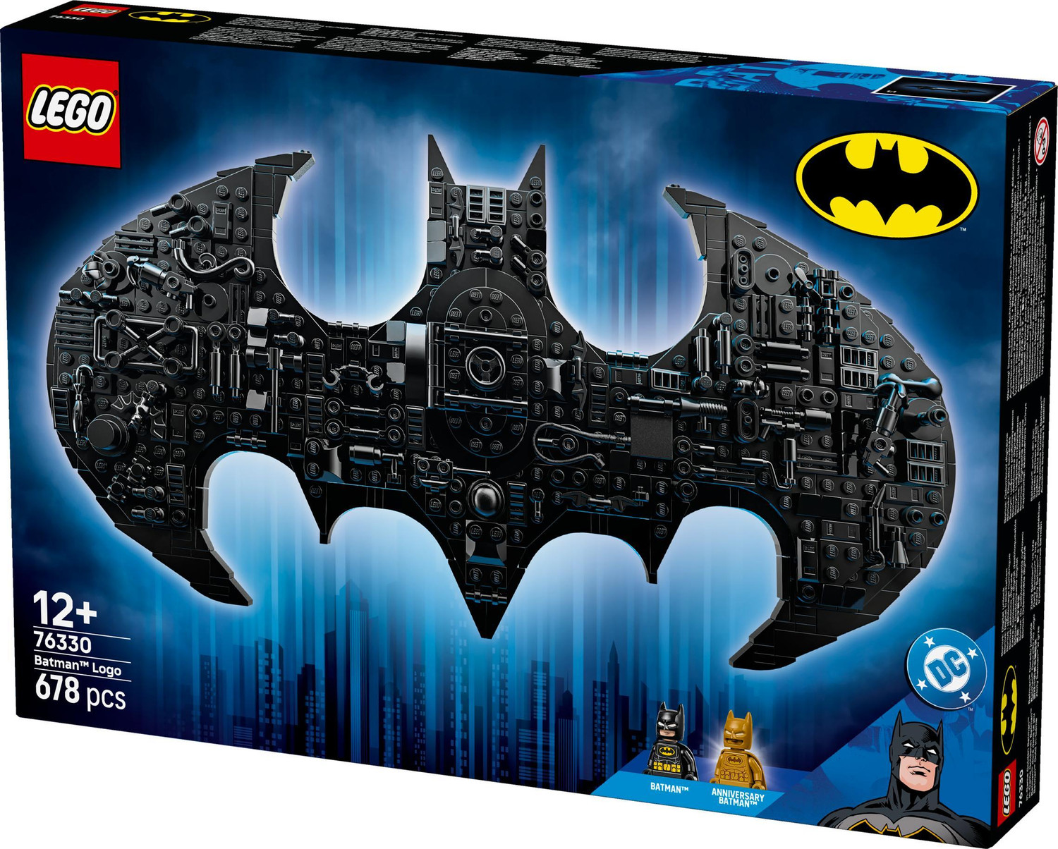Image of LEGO DC Batman: Batman Logo, Super Hero Building Toy 76330