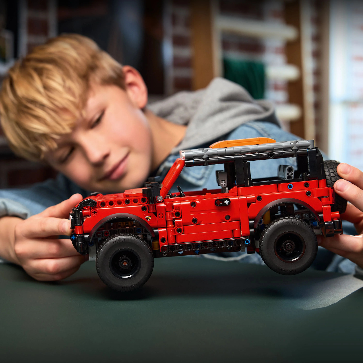 Image of LEGO Technic Ford Bronco SUV Model Car Kit, STEM Building Set 42213