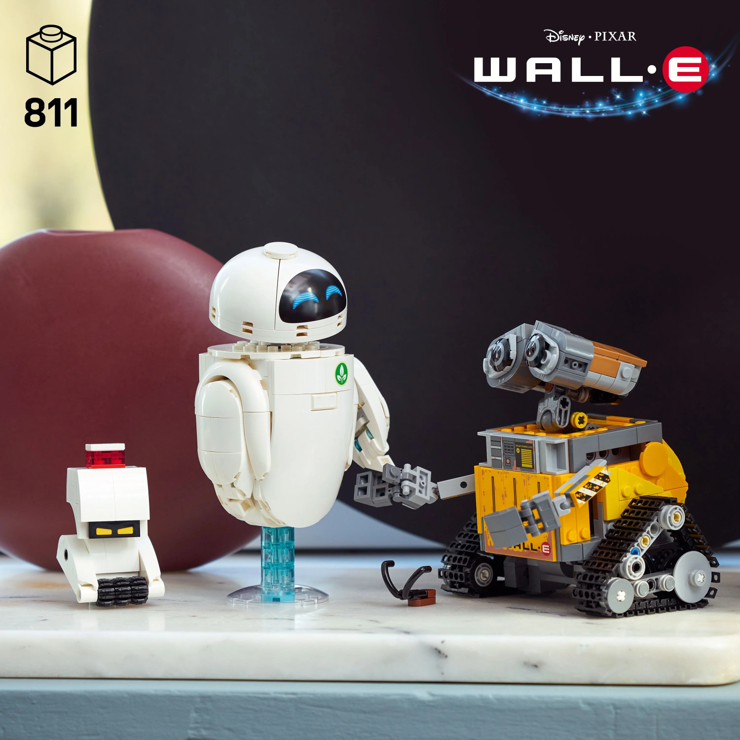 Image of LEGO Disney and Pixar WALL-E and EVE Animated Movie 43279