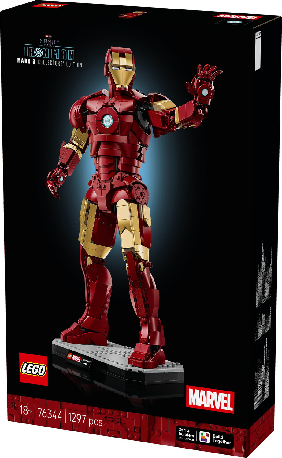 Image of LEGO Marvel Iron Man Mark 3 Collectors Edition 76344
