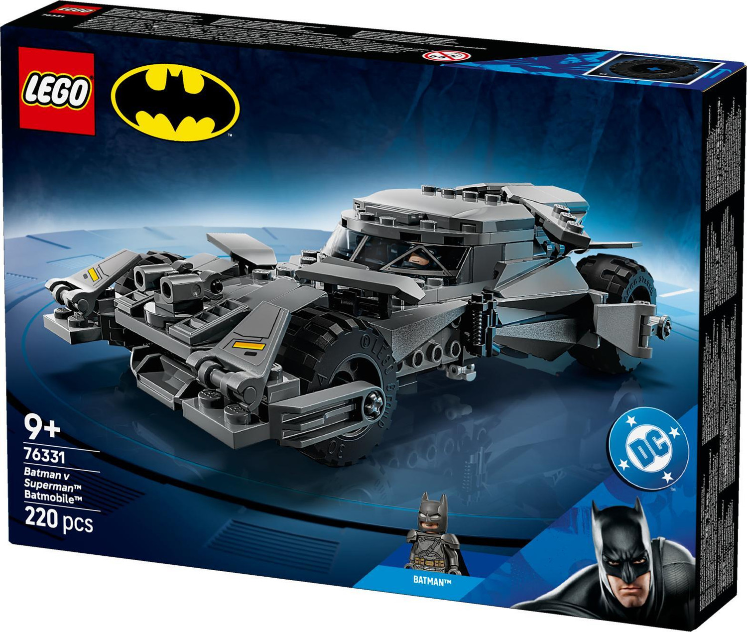 Image of LEGO DC Batman Batman v Superman Batmobile Car Toy 76331