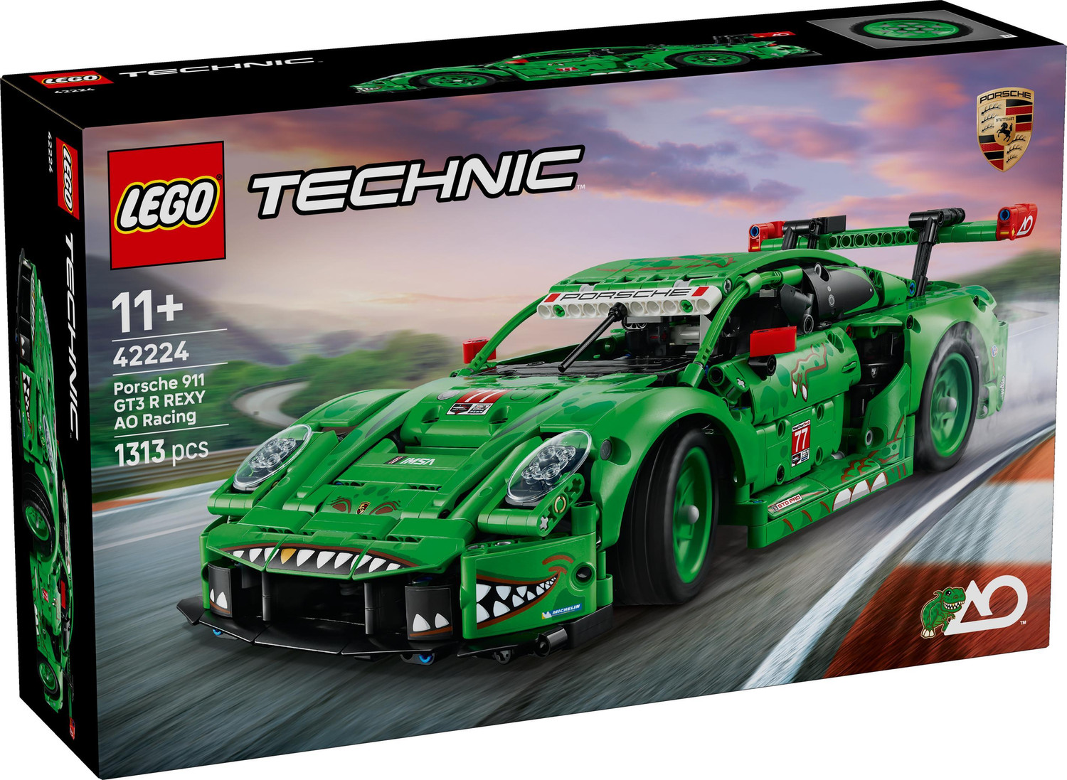 Image of LEGO Technic Porsche 911 GT3 R REXY AO Racing Car 42224