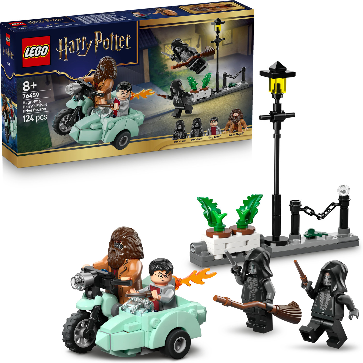 Image of LEGO Harry Potter Hagrid & Harrys Privet Drive Escape 76459