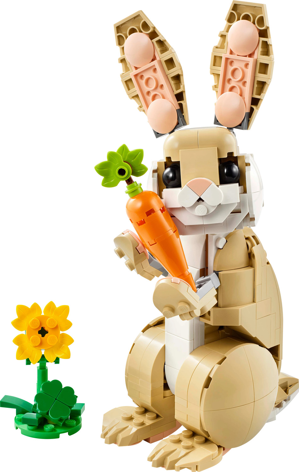 Image of LEGO Creator 3in1 Cute Bunny Toy Animal Playset 31162 (326 Blocks)