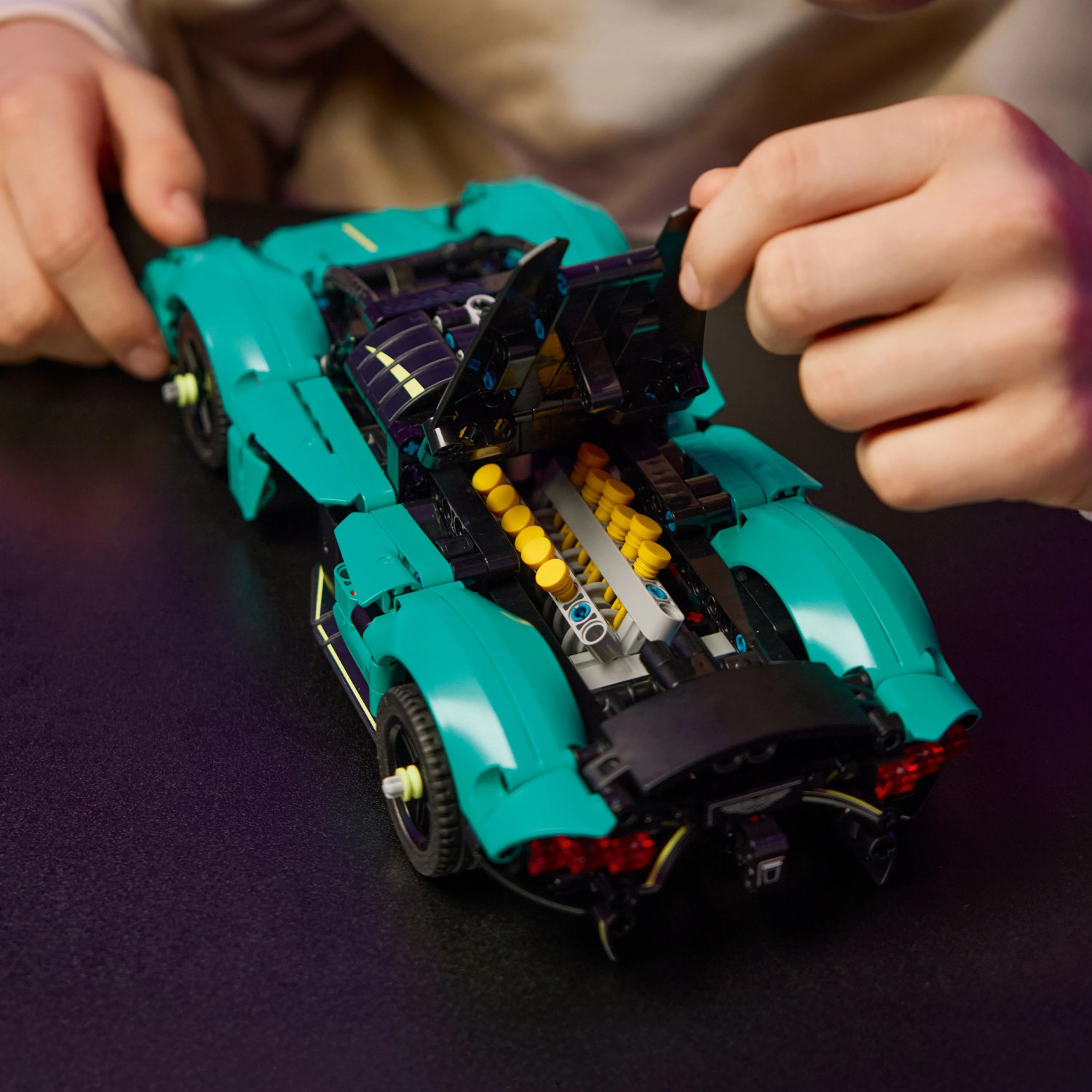 Image of LEGO Technic Aston Martin Valkyrie Buildable Car Model Kit 42208 (Multicolor)