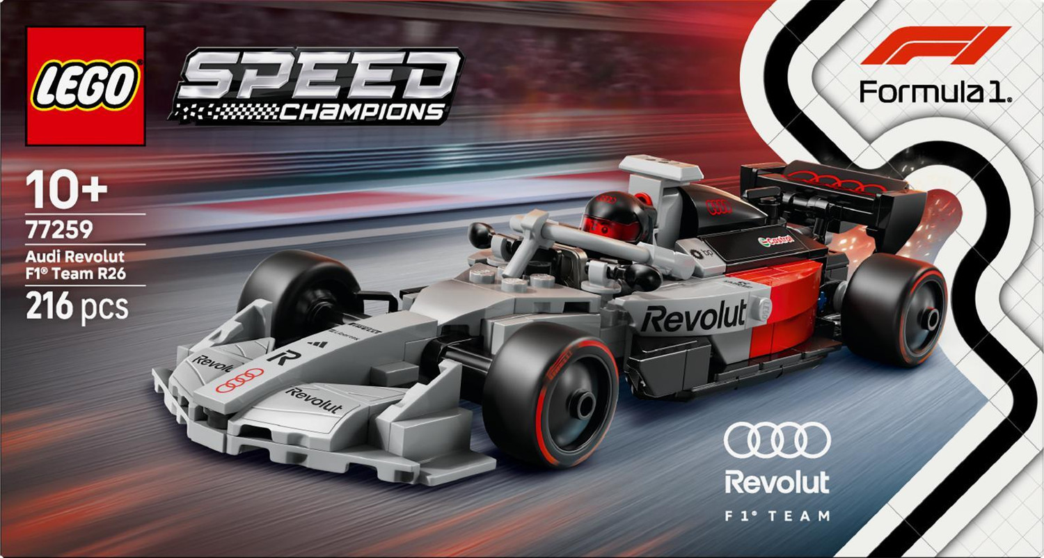 Image of LEGO Speed Champions Audi Revolut F1 Team R26 Race Car 77259