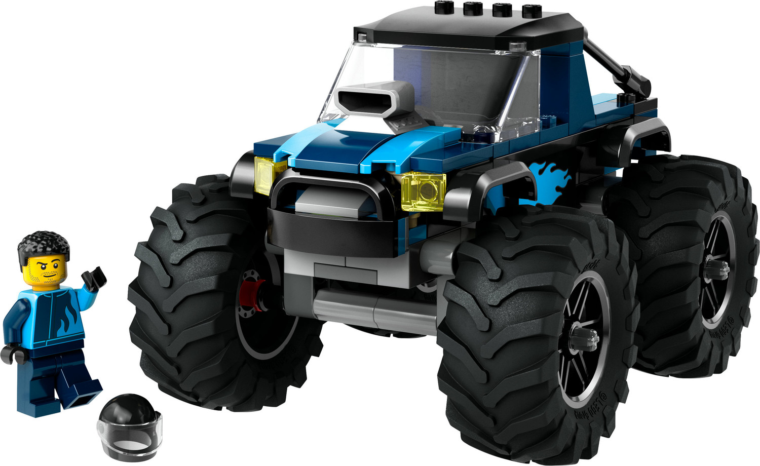 Image of LEGO City Blue Monster Truck Off-Road Toy 60402 (148 Pieces)
