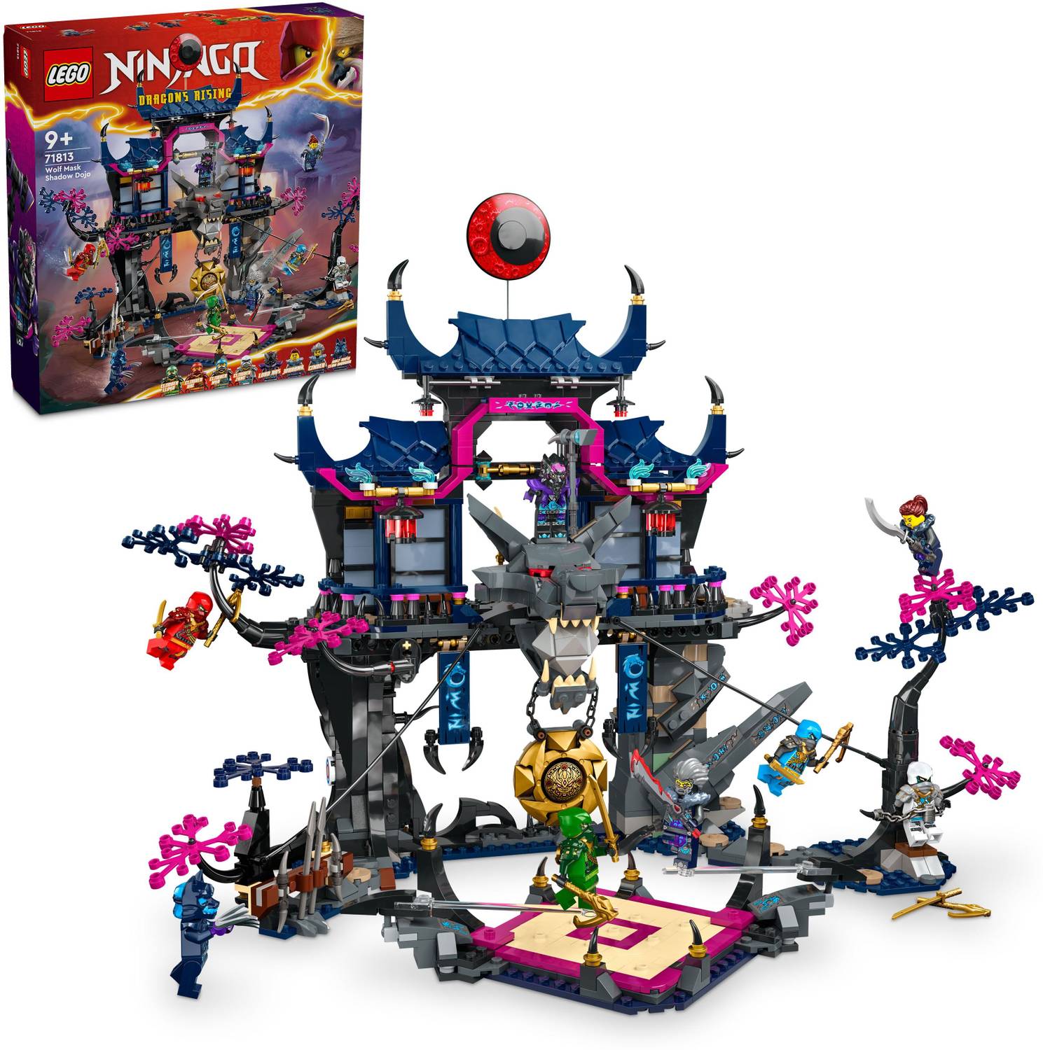 【J002】カルト・ド・ヴィジット　男の子　3枚セット LEGO NINJAGO Wolf Mask Shadow Dojo Toy Set 71813 ( 1190 Pieces