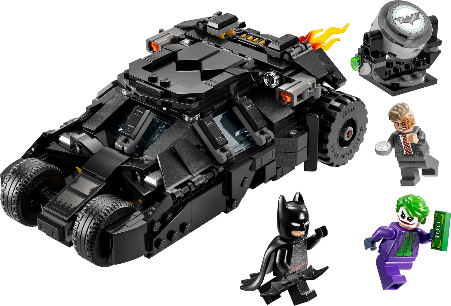 Image of LEGO DC Batman: Batman Tumbler vs.Two-Face & The Joker Toy Car 76303 building blocks
