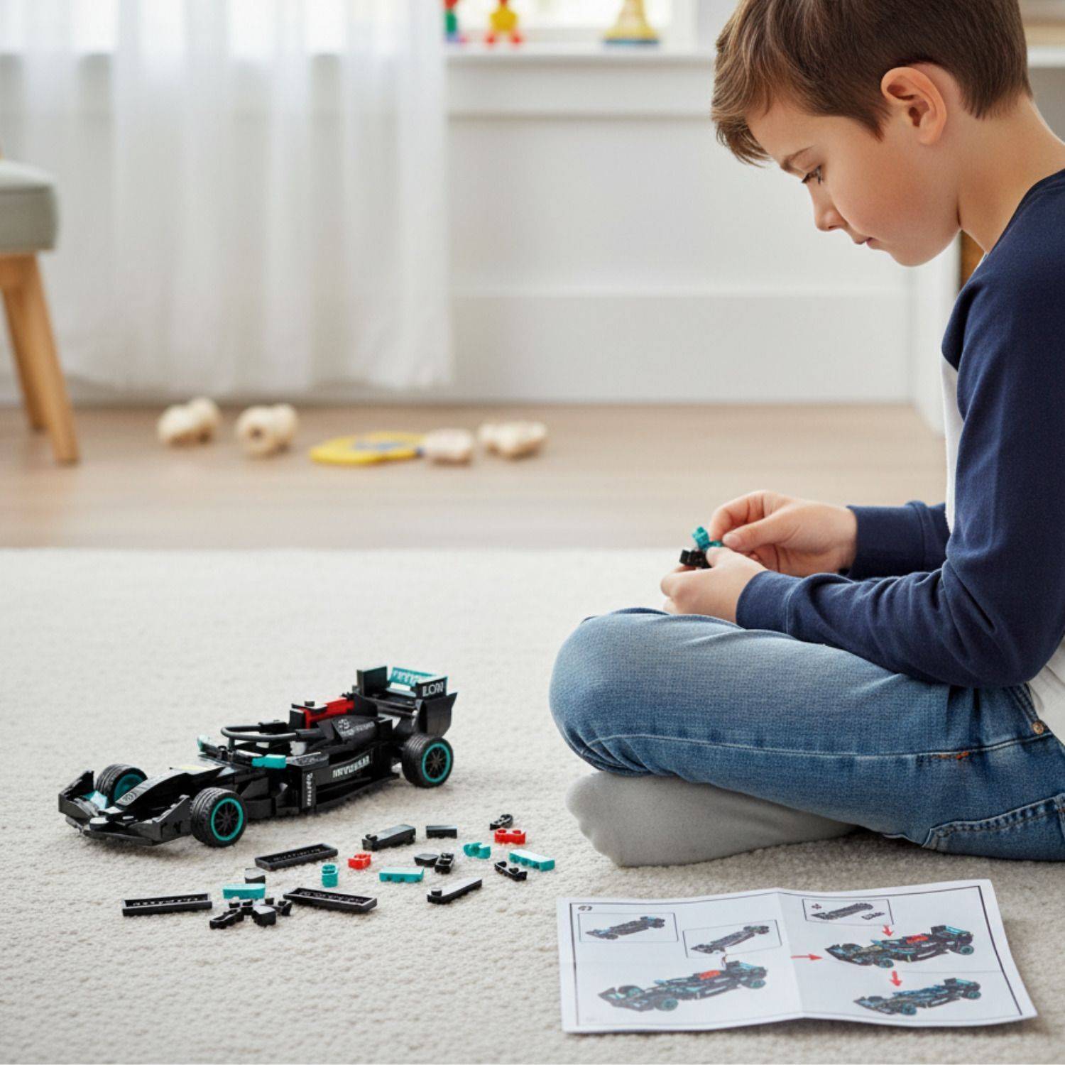 APEX CARBON-X GHOST Car Building Blocks 236 Pcs - Image 2