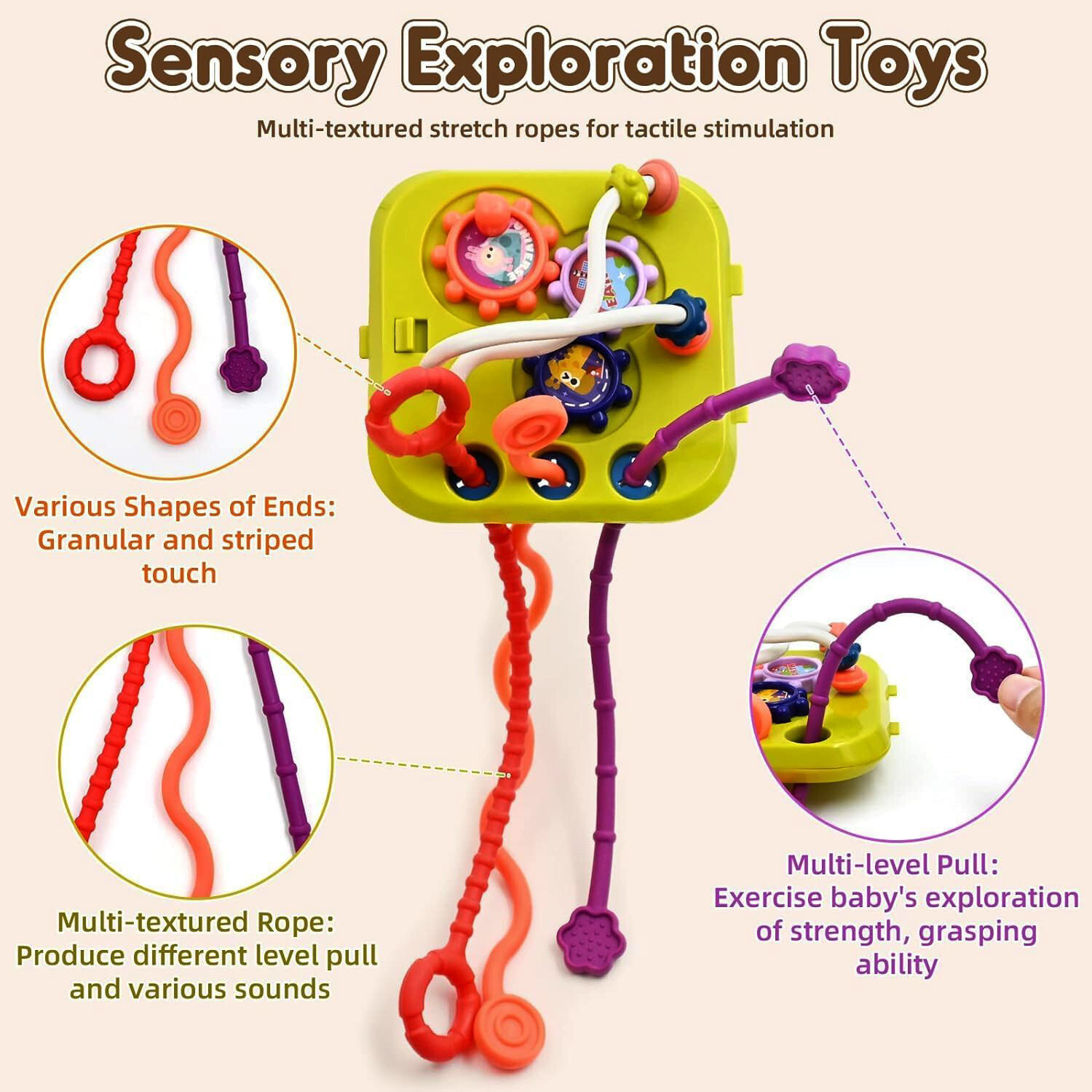 Image of S TOYS HOUSE 7 in 1 Baby Sensory Toy for Kids