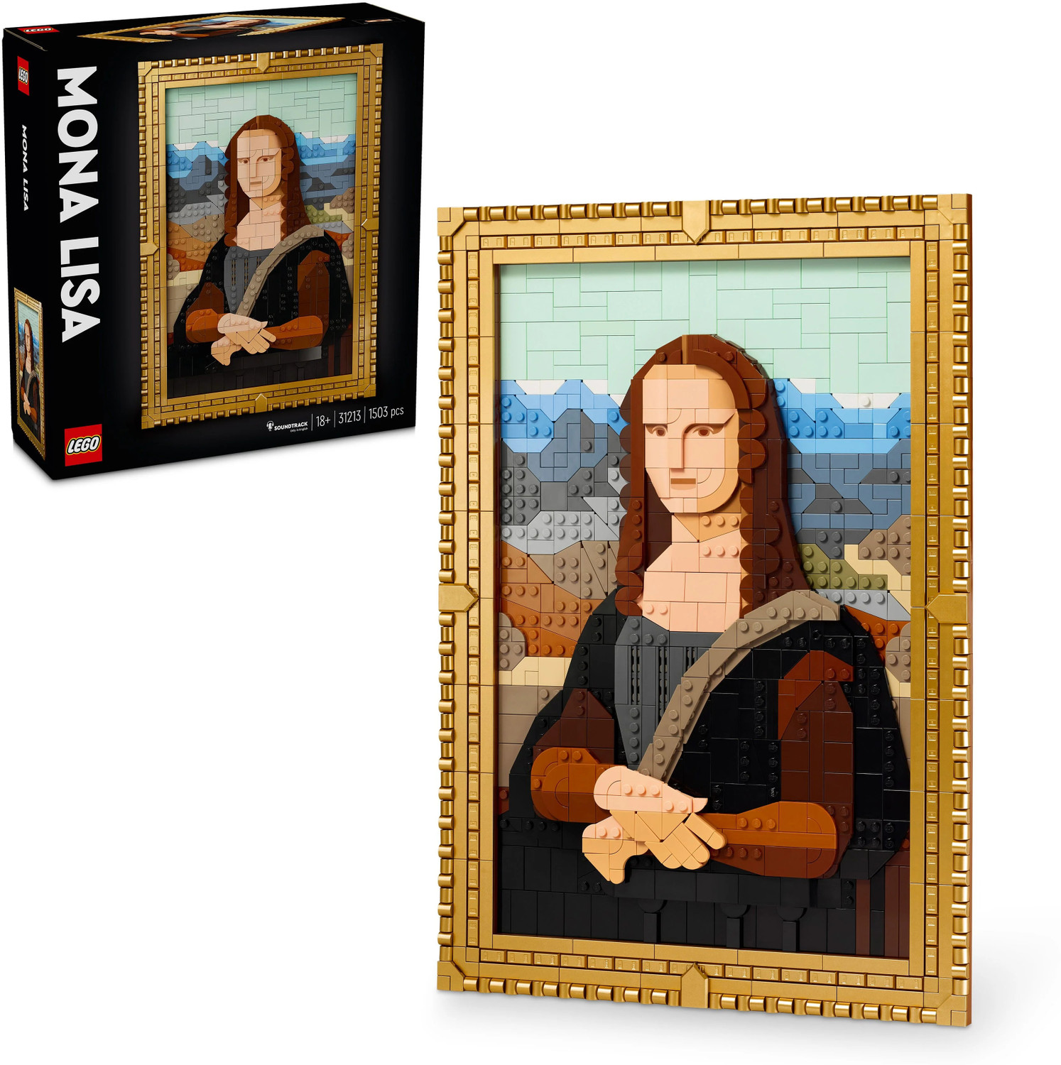 Image of LEGO Art Mona Lisa Painting Building Set for Adults 31213