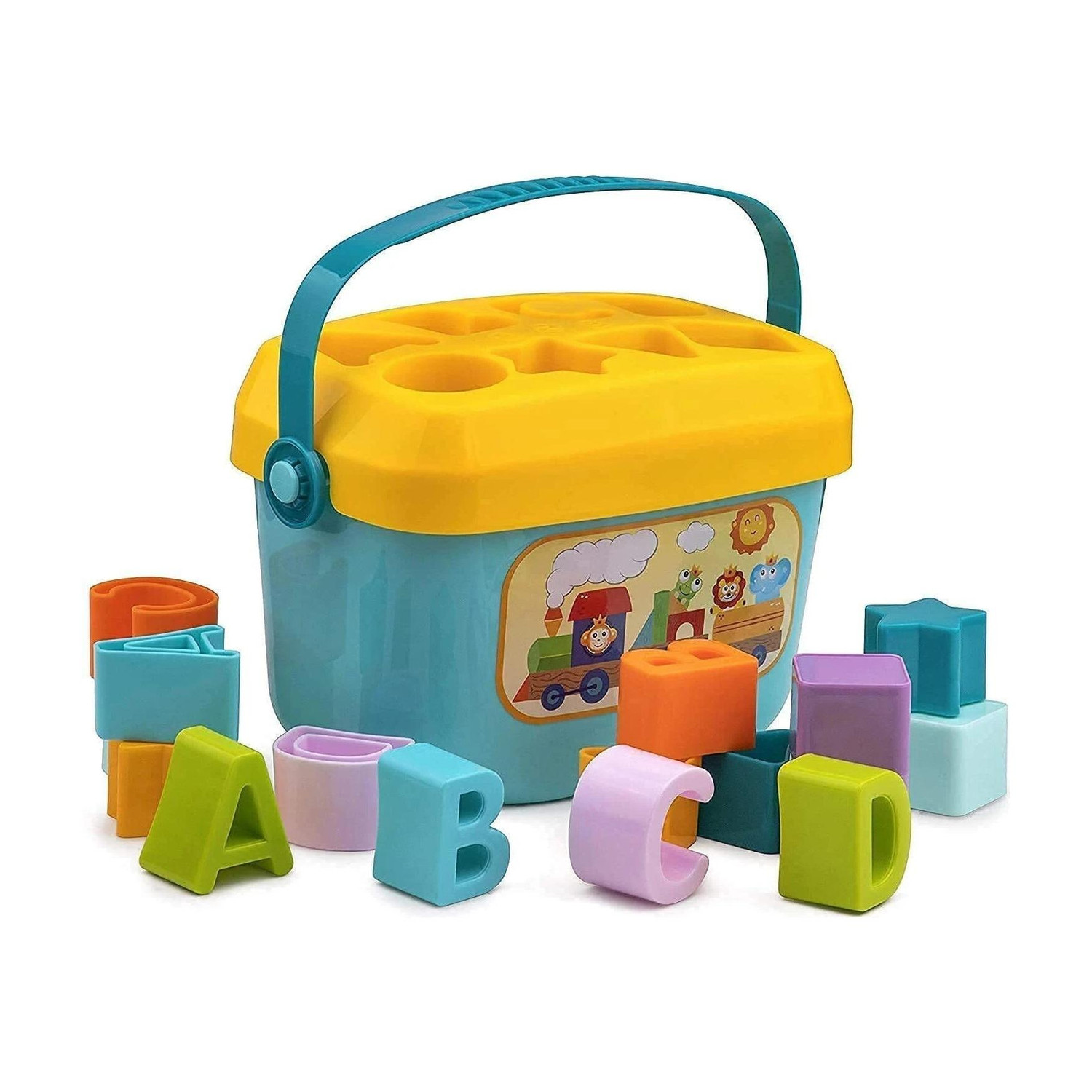 Image of himanshu tex Baby and Toddler Plastic First Block Shape Sorter Colors ABCD Toys