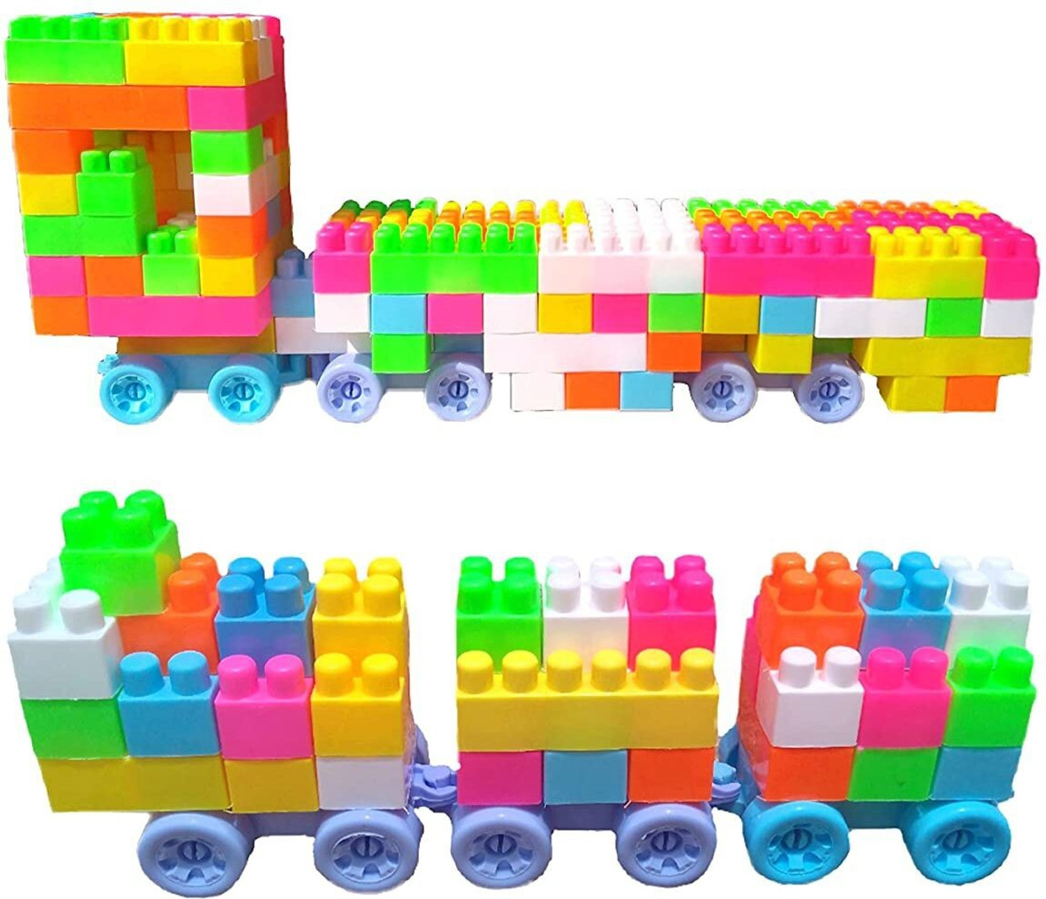 Image of Pulsbery 200 Pcs Building Blocks (Set of 1),Creative Learning Educational Toy for Kids