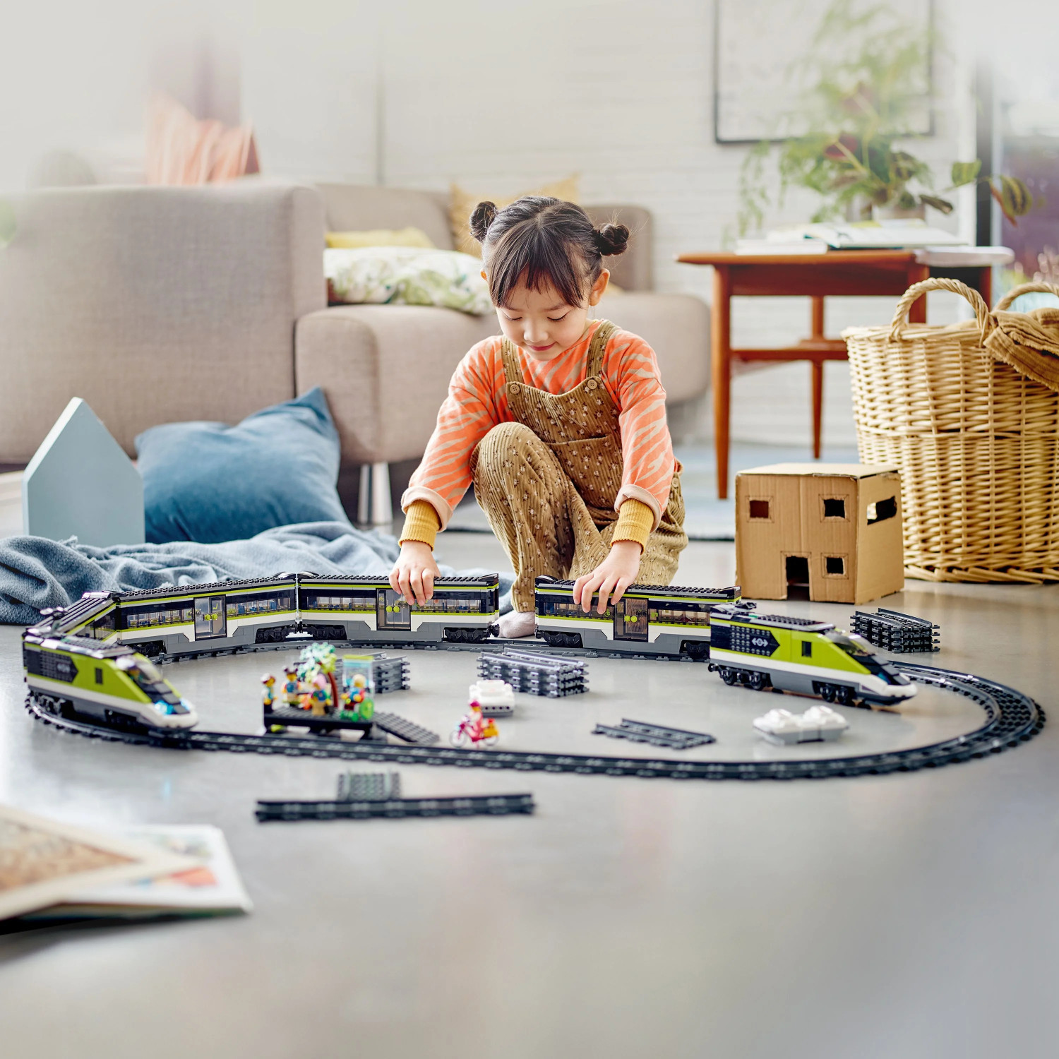 Image of LEGO City Express Passenger Train 60337 Building Kit (764 Blocks)
