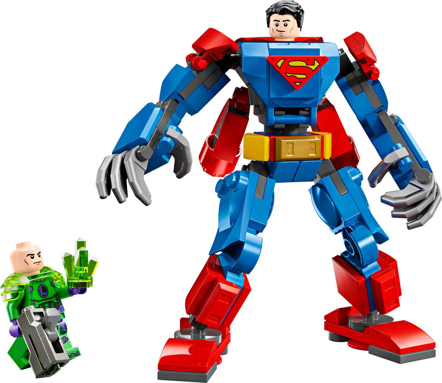 Image of LEGO DC Superman Mech vs.Lex Luthor Super Hero Toy Figure Playset 76302 (120 Blocks)