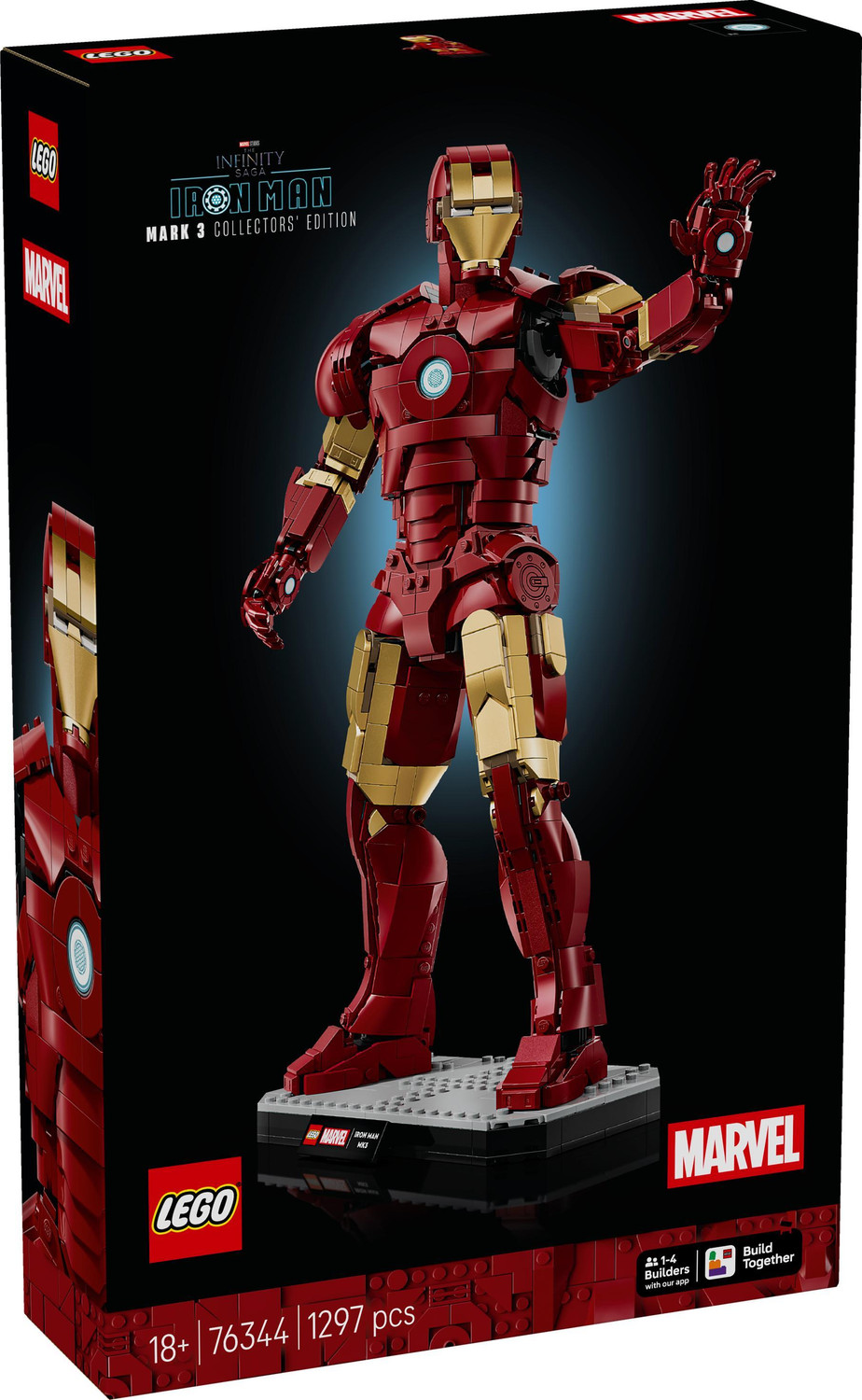 Image of LEGO Marvel Iron Man Mark 3 Collectors Edition 76344