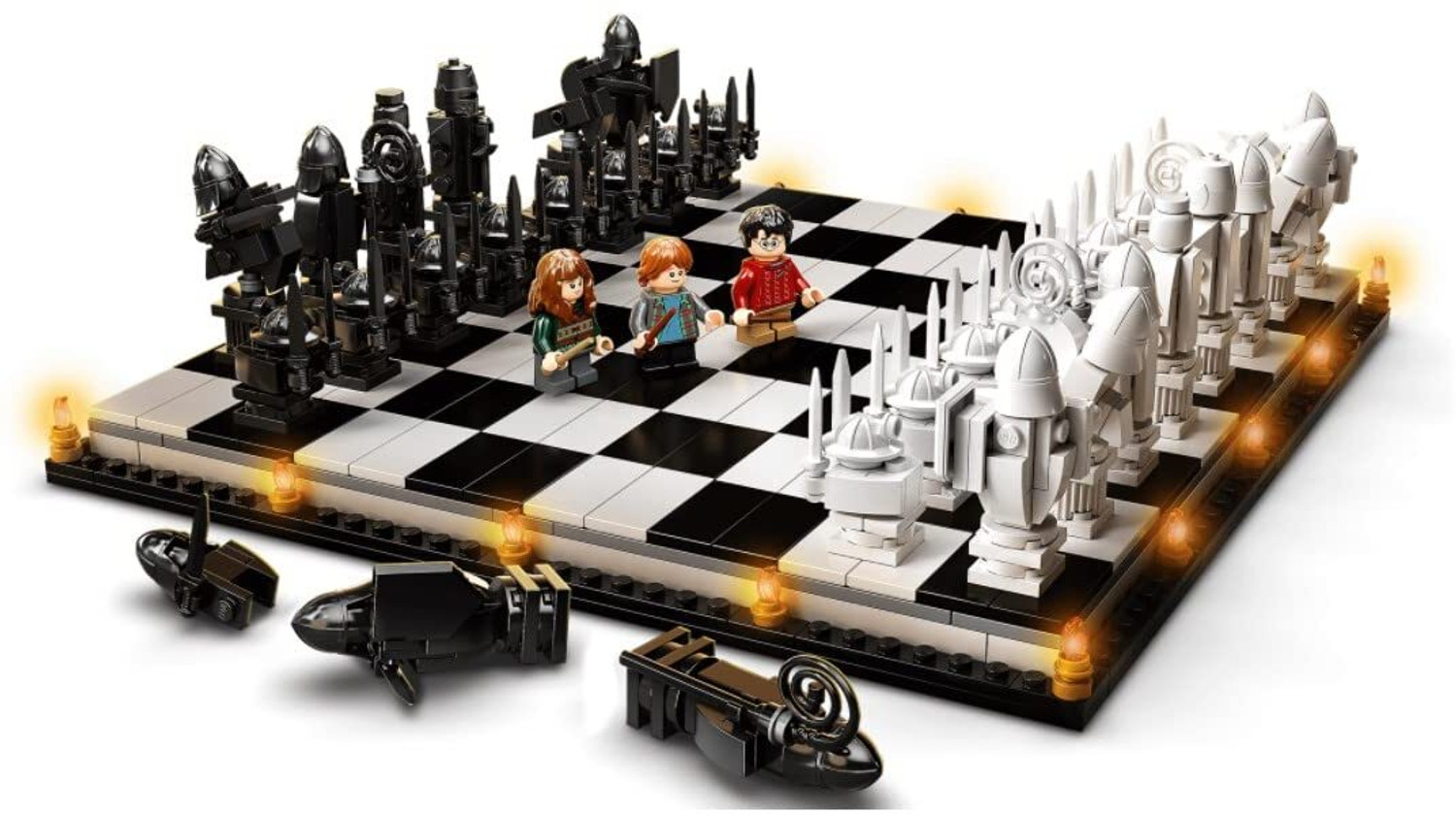 Image of TMA ENTERPRISE Harry Potter Hogwarts Wizard's Chess Building Set Magical Chess Board