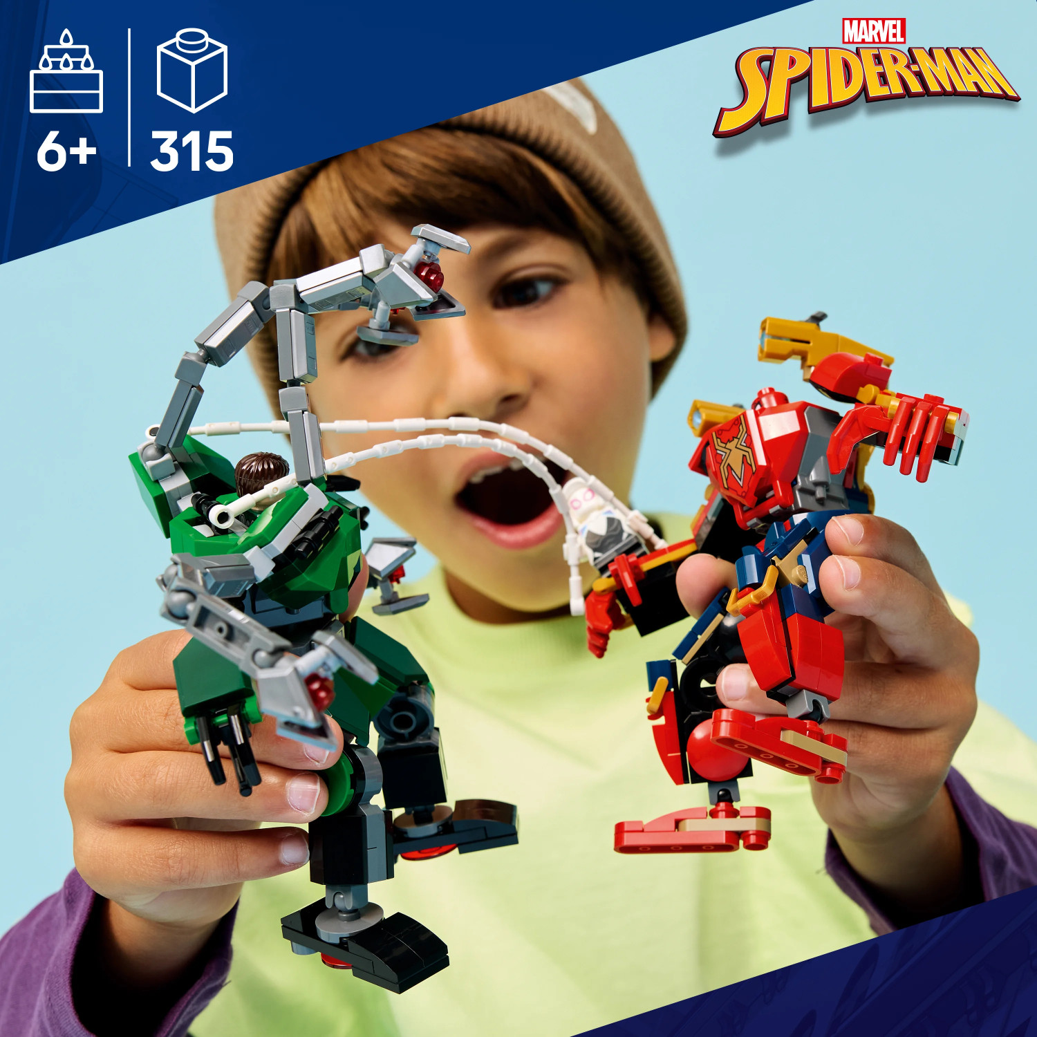 Image of LEGO Marvel Mech Battle: SpiderMan vs. Doc Ock 76338