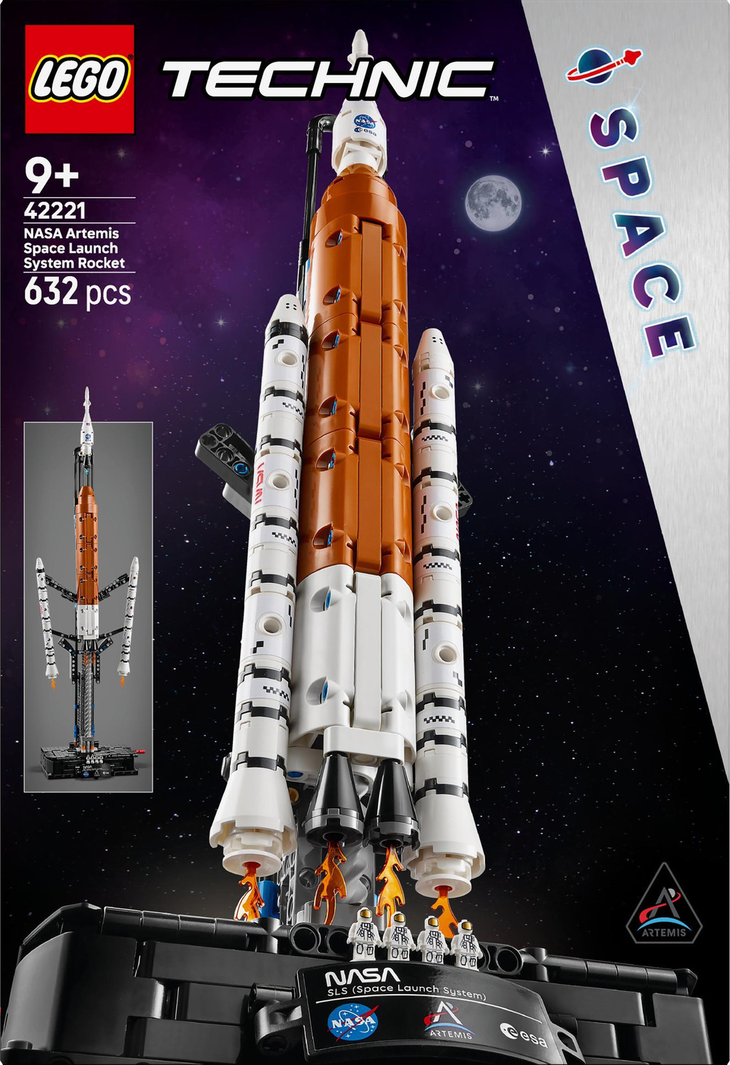 Image of LEGO Technic NASA Artemis Space Launch System Rocket 42221