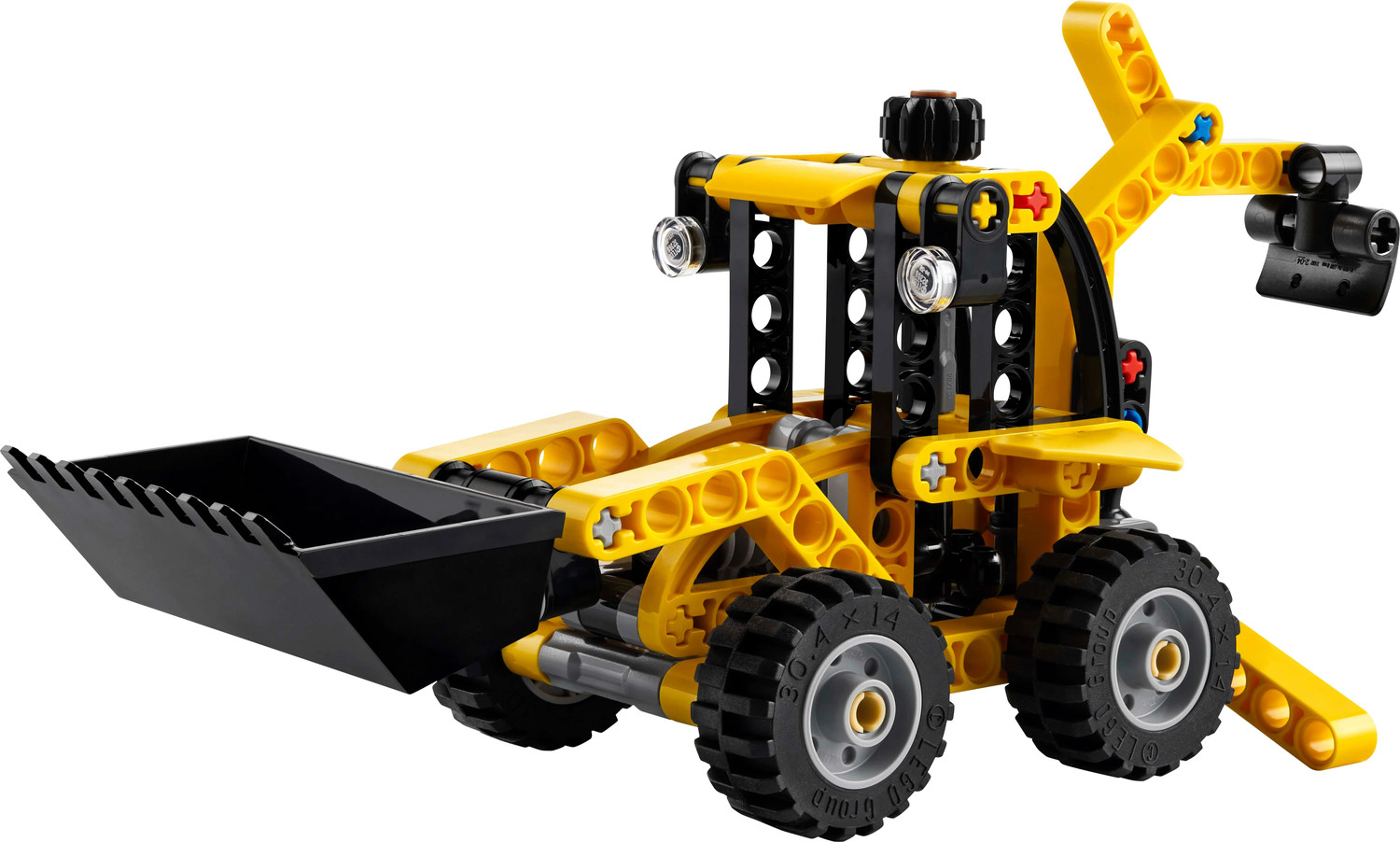 Image of LEGO Technic Backhoe Loader Construction Toy Vehicle Set 42197 (104 Blocks)