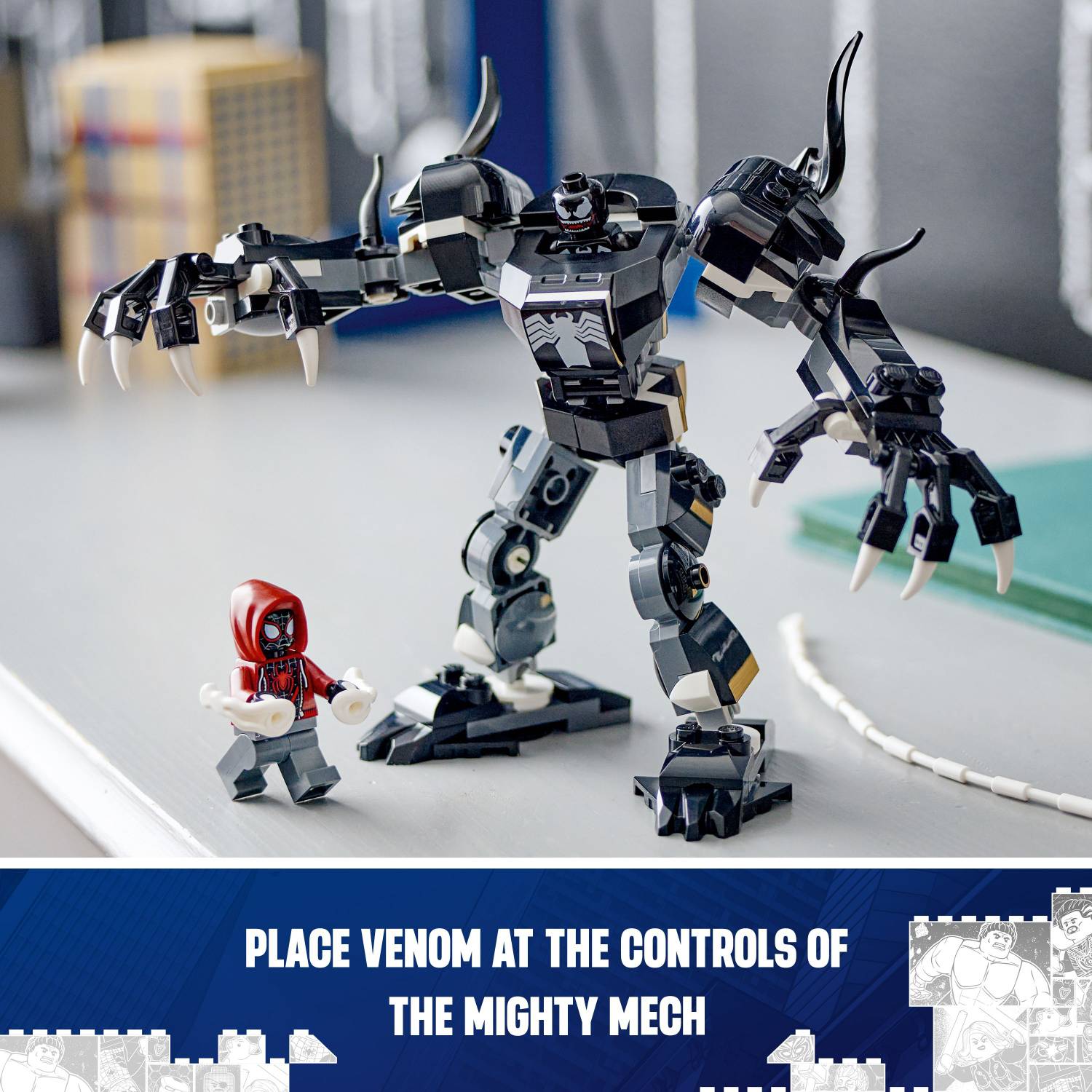 LEGO Marvel Venom Mech Armor vs. Miles Morales 76276 (134 Pieces