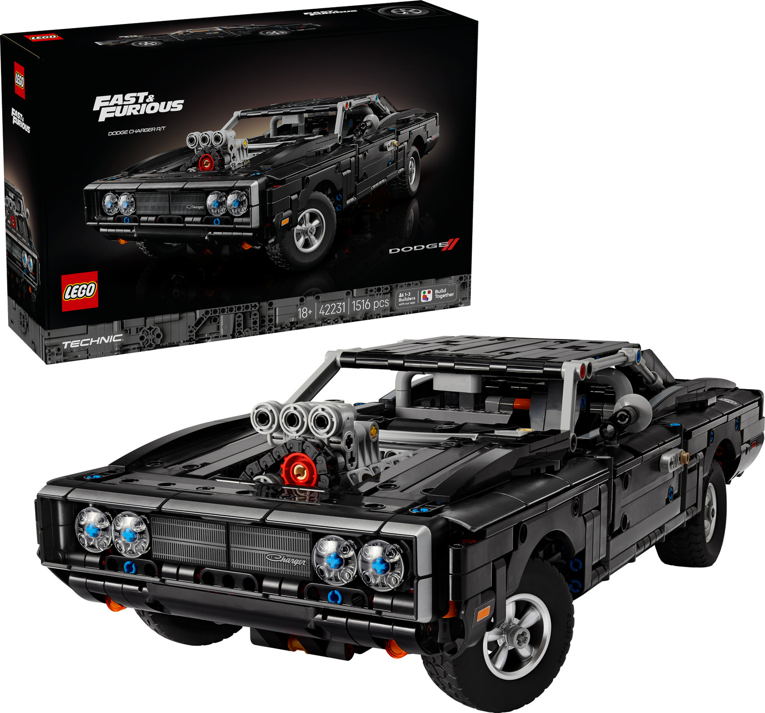 Image of LEGO Technic Fast and Furious Dodge Charger R /T Car 42231