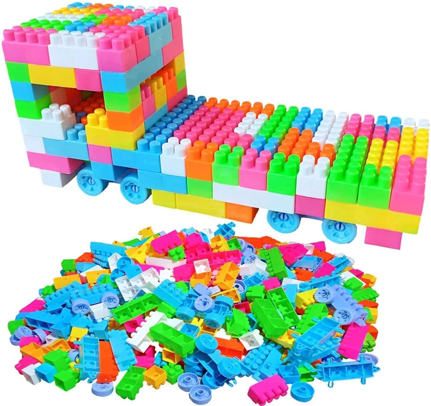 Image of TOOBIL Building Block Creative Learning Toy For Kid Puzzle Assembling (Multicolor)