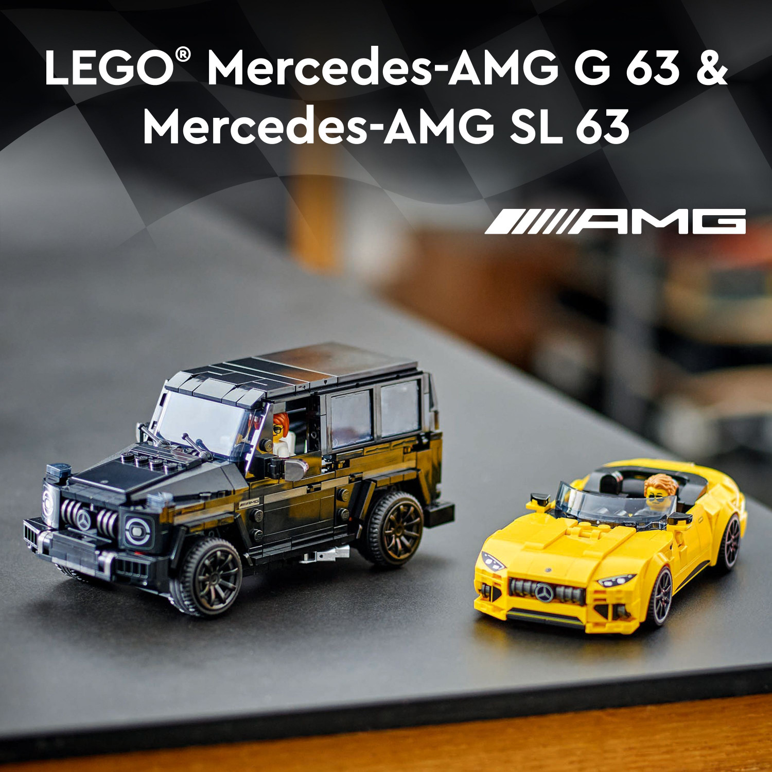 Image of LEGO Speed Champions Mercedes-AMG G 63 & Mercedes-AMG SL 63 76924 ( 808 Blocks) (Multicolor)
