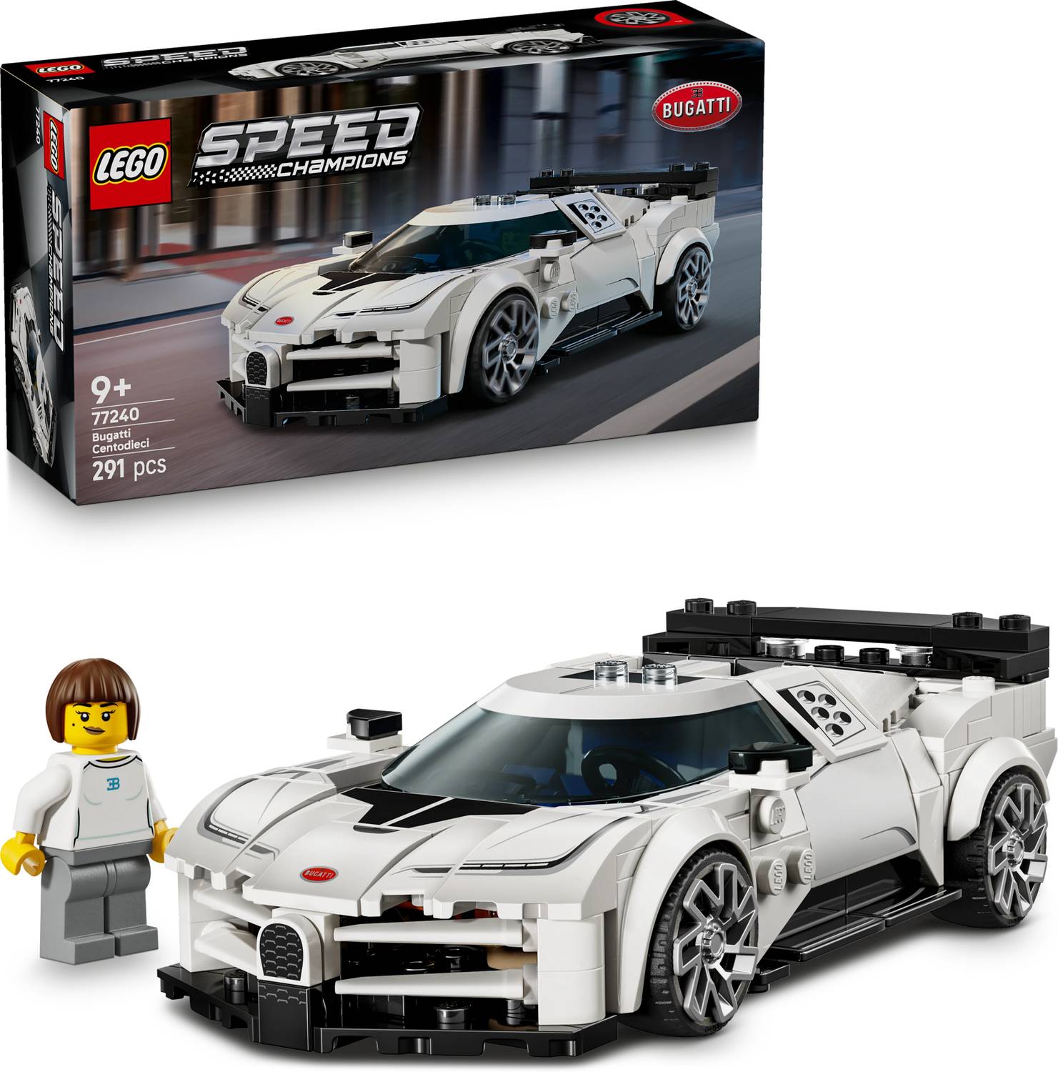 LEGO Speed Champions Bugatti Centodieci 77240 - Image 1