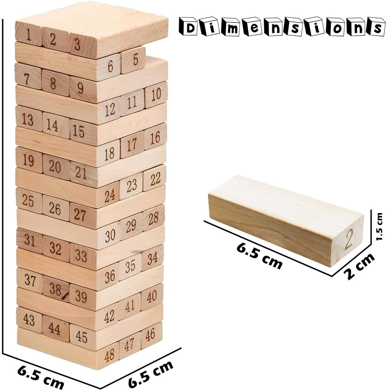 Image of CrazyCrafts Original Zinga Stacking Tower Game
