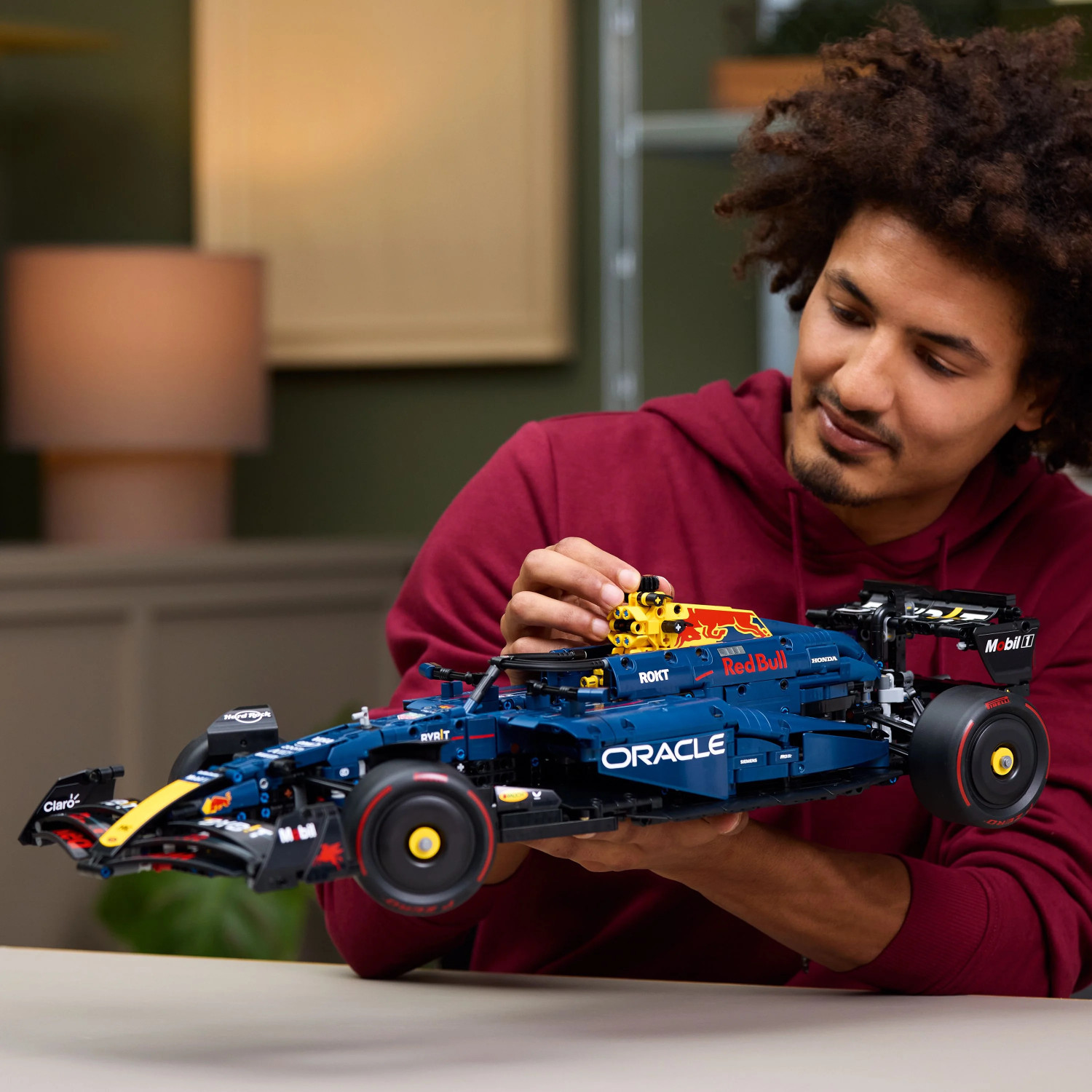 Image of LEGO Technic Oracle Red Bull Racing RB20 F1 Car Model Kit for Adults 42206