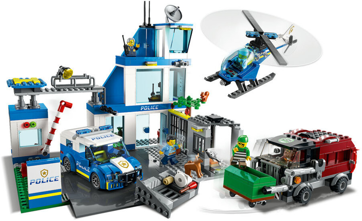 Image of LEGO City Police Station (668 Blocks) (Multicolor)